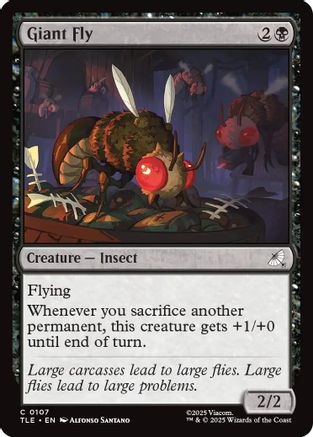 Giant Fly (TLE-107) [Avatar: The Last Airbender: Eternal-Legal] MTG Single Wizards of the Coast