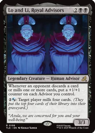 Lo and Li, Royal Advisors (TLE-108) [Avatar: The Last Airbender: Eternal-Legal] MTG Single Wizards of the Coast