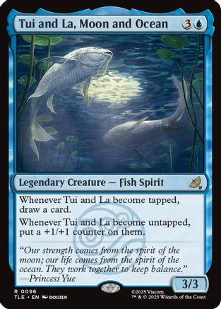 Tui and La, Moon and Ocean (TLE-096) [Avatar: The Last Airbender: Eternal-Legal] MTG Single Wizards of the Coast