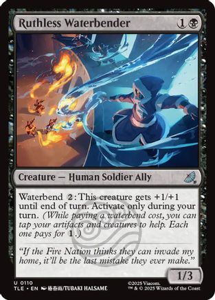 Ruthless Waterbender (TLE-110) [Avatar: The Last Airbender: Eternal-Legal] MTG Single Wizards of the Coast