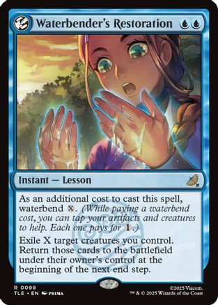 Waterbender's Restoration (TLE-099) [Avatar: The Last Airbender: Eternal-Legal] MTG Single Wizards of the Coast