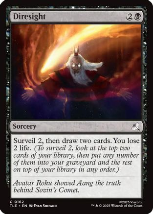 Diresight (TLE-162) [Avatar: The Last Airbender: Eternal-Legal] MTG Single Wizards of the Coast
