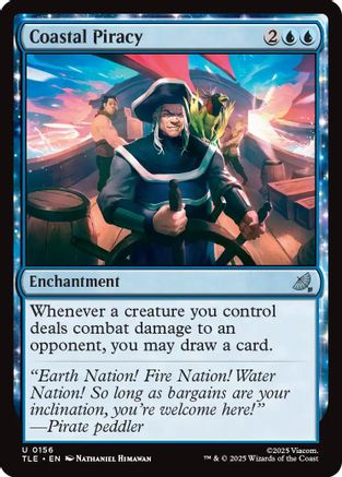 Coastal Piracy (TLE-156) [Avatar: The Last Airbender: Eternal-Legal] MTG Single Wizards of the Coast