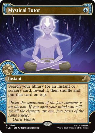 Mystical Tutor (Showcase) (TLE-308) [Avatar: The Last Airbender: Eternal-Legal] MTG Single Wizards of the Coast