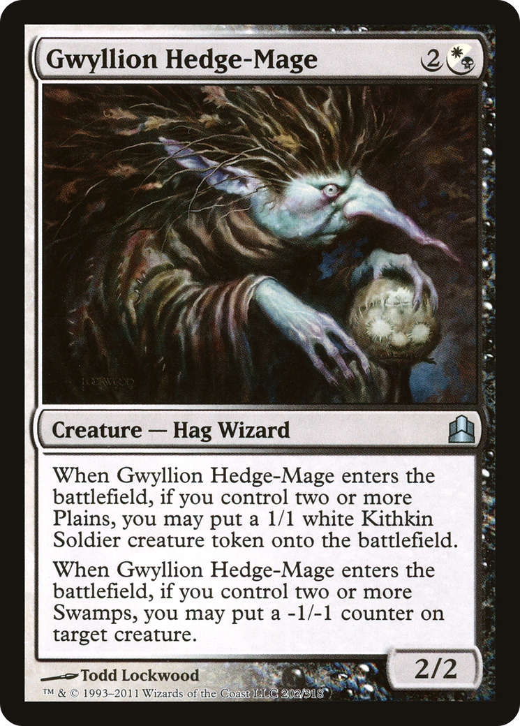 Gwyllion Hedge-Mage (CMD-202) [Commander 2011] MTG Single Wizards of the Coast