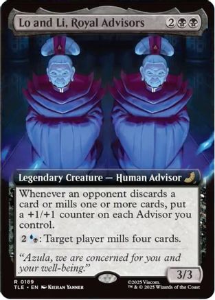 Lo and Li, Royal Advisors (Extended Art) (TLE-189) [Avatar: The Last Airbender: Eternal-Legal] MTG Single Wizards of the Coast