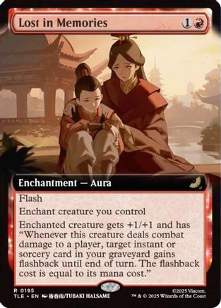 Lost in Memories (Extended Art) (TLE-195) [Avatar: The Last Airbender: Eternal-Legal] MTG Single Wizards of the Coast