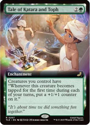 Tale of Katara and Toph (Extended Art) (TLE-207) [Avatar: The Last Airbender: Eternal-Legal] Foil MTG Single Wizards of the Coast