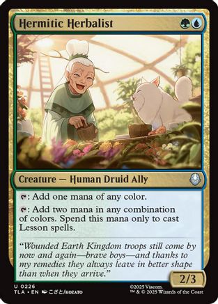 Hermitic Herbalist (TLA-226) [Avatar: The Last Airbender] MTG Single Wizards of the Coast