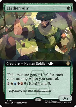 Earthen Ally (TLA-377) [Avatar: The Last Airbender] MTG Single Wizards of the Coast