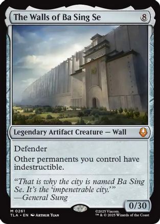 The Walls of Ba Sing Se (TLA-261) [Avatar: The Last Airbender] Foil MTG Single Wizards of the Coast