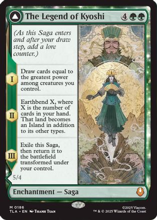 The Legend of Kyoshi (TLA-186) [Avatar: The Last Airbender] Foil MTG Single Wizards of the Coast