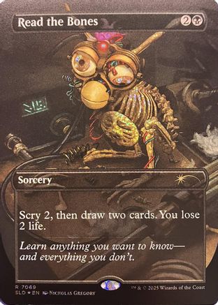 Read the Bones (7069) (Confetti Foil) (SLD-7069) [Secret Lair] Drop Series Foil MTG Single Wizards of the Coast