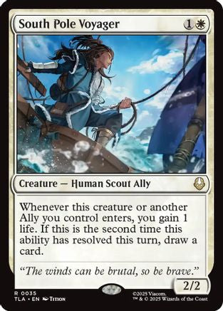 South Pole Voyager (TLA-035) [Avatar: The Last Airbender] Foil MTG Single Wizards of the Coast