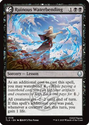 Ruinous Waterbending (TLA-118) [Avatar: The Last Airbender] MTG Single Wizards of the Coast