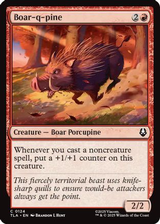 Boar-q-pine (TLA-124) [Avatar: The Last Airbender] MTG Single Wizards of the Coast
