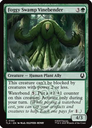 Foggy Swamp Vinebender (TLA-180) [Avatar: The Last Airbender] Foil MTG Single Wizards of the Coast