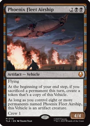 Phoenix Fleet Airship (TLA-114) [Avatar: The Last Airbender] MTG Single Wizards of the Coast