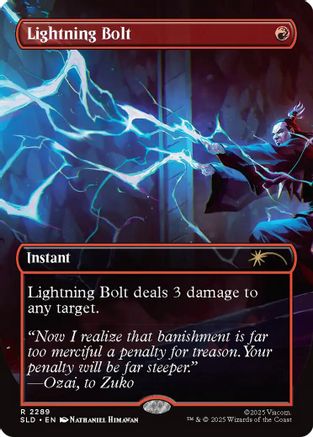 Lightning Bolt (2289) (SLD-2289) [Secret Lair] Drop Series MTG Single Wizards of the Coast