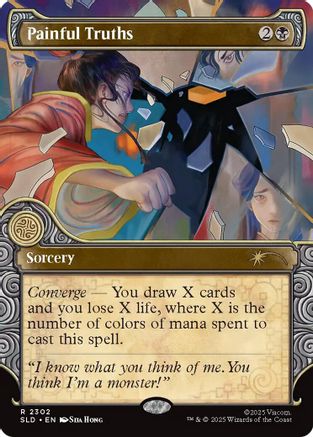 Painful Truths (SLD-2302) [Secret Lair] Drop Series MTG Single Wizards of the Coast