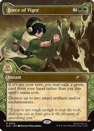 Force of Vigor (SLD-2304) [Secret Lair] Drop Series MTG Single Wizards of the Coast