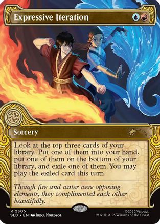 Expressive Iteration (SLD-2305) [Secret Lair] Drop Series MTG Single Wizards of the Coast