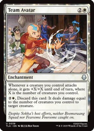 Team Avatar (TLA-038) [Avatar: The Last Airbender] MTG Single Wizards of the Coast