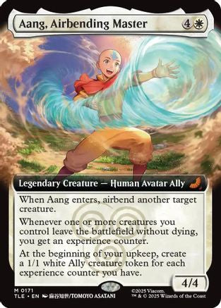 Aang, Airbending Master (TLE-171) [Avatar: The Last Airbender: Eternal-Legal] Foil MTG Single Wizards of the Coast