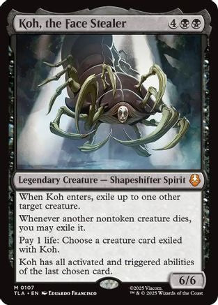 Koh, the Face Stealer (TLA-107) [Avatar: The Last Airbender] MTG Single Wizards of the Coast
