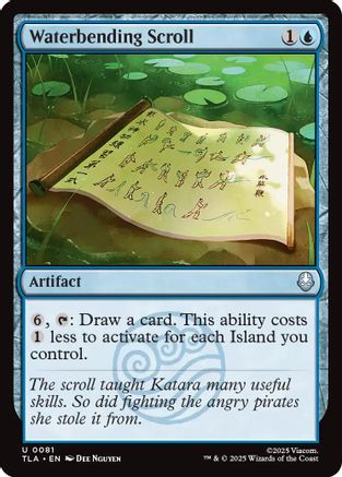 Waterbending Scroll (TLA-081) [Avatar: The Last Airbender] Foil MTG Single Wizards of the Coast