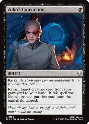 Zuko's Conviction (TLA-123) [Avatar: The Last Airbender] MTG Single Wizards of the Coast