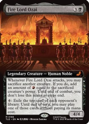 Fire Lord Ozai (TLE-186) [Avatar: The Last Airbender: Eternal-Legal] Foil MTG Single Wizards of the Coast
