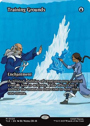 Training Grounds (Borderless) (TLE-020) [Avatar: The Last Airbender: Eternal-Legal] MTG Single Wizards of the Coast