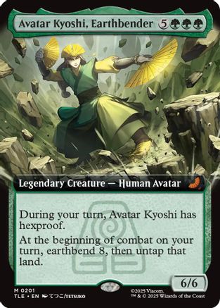 Avatar Kyoshi, Earthbender (TLE-201) [Avatar: The Last Airbender: Eternal-Legal] Foil MTG Single Wizards of the Coast