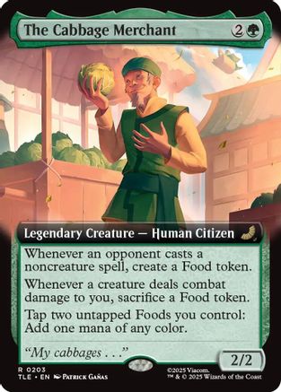 The Cabbage Merchant (Extended Art) (TLE-203) [Avatar: The Last Airbender: Eternal-Legal] MTG Single Wizards of the Coast