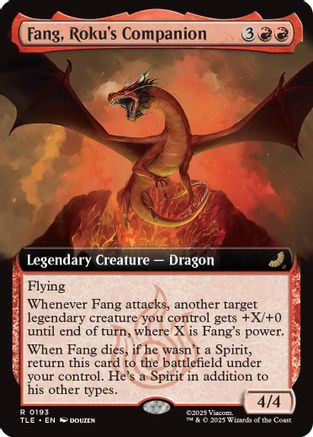 Fang, Roku's Companion (TLE-193) [Avatar: The Last Airbender: Eternal-Legal] MTG Single Wizards of the Coast