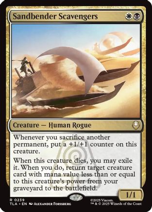 Sandbender Scavengers (TLA-239) [Avatar: The Last Airbender] Foil MTG Single Wizards of the Coast