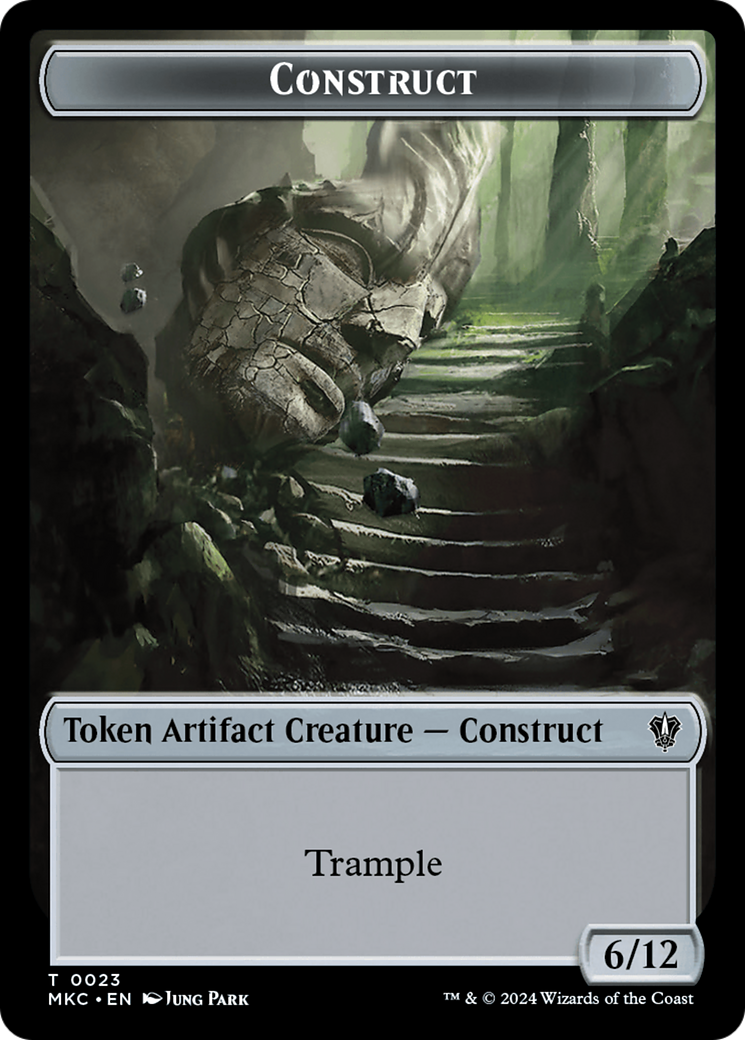 Construct (TMKC-023) [Tokens] Murders at Karlov Manor Commander Tokens Foil MTG Single Wizards of the Coast
