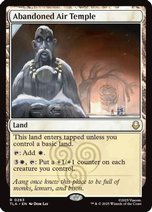 Abandoned Air Temple (TLA-263) [Avatar: The Last Airbender] Foil MTG Single Wizards of the Coast