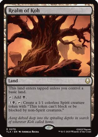Realm of Koh (TLA-276) [Avatar: The Last Airbender] Foil MTG Single Wizards of the Coast