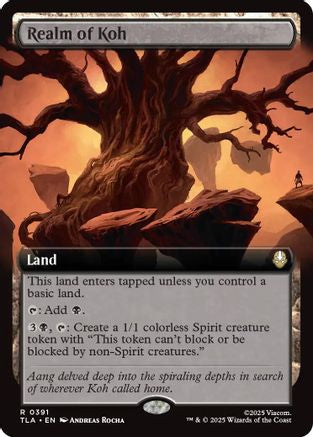 Realm of Koh (Extended Art) (TLA-391) [Avatar: The Last Airbender] Foil MTG Single Wizards of the Coast