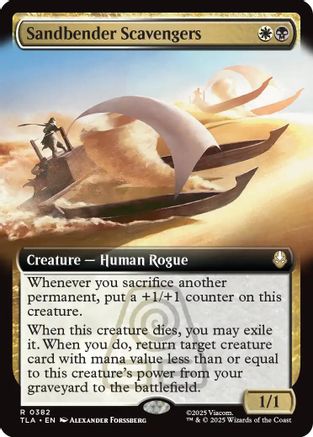 Sandbender Scavengers (Extended Art) (TLA-382) [Avatar: The Last Airbender] Foil MTG Single Wizards of the Coast