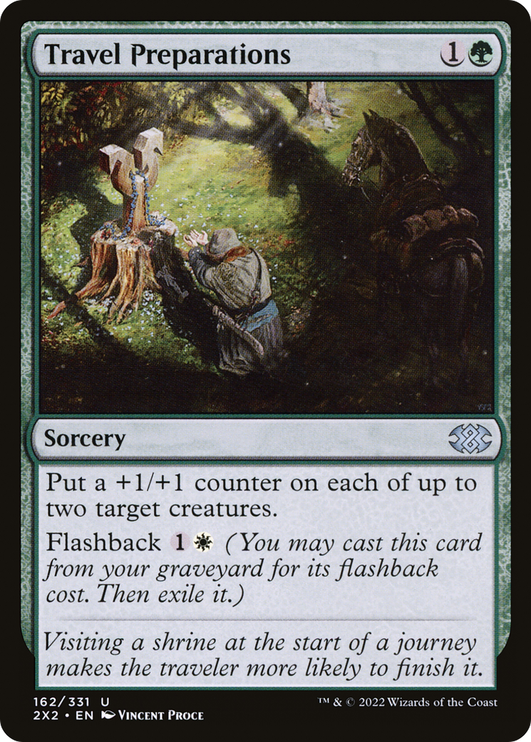 Travel Preparations (2X2-162) [Double Masters 2022] Foil MTG Single Wizards of the Coast