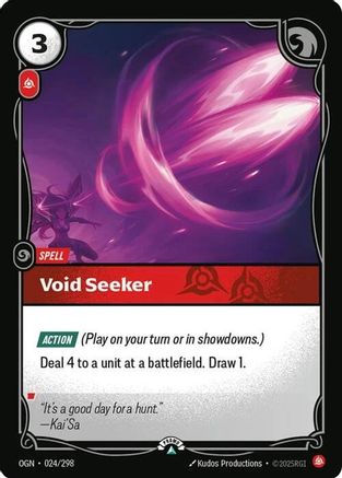 Void Seeker (024/298) [Riftbound Organized Play Promotional Cards] Foil Riftbound Singles Riot Games