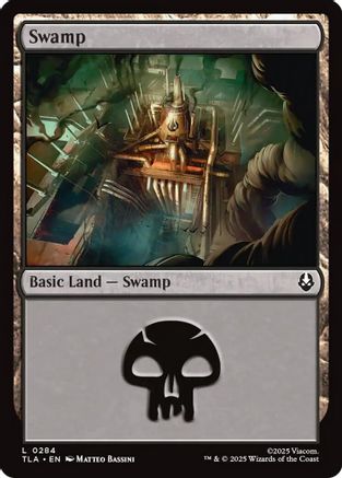 Swamp (0284) (TLA-284) [Avatar: The Last Airbender] Foil MTG Single Wizards of the Coast