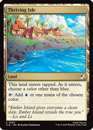 Thriving Isle (TLE-263) [Avatar: The Last Airbender: Eternal-Legal] MTG Single Wizards of the Coast
