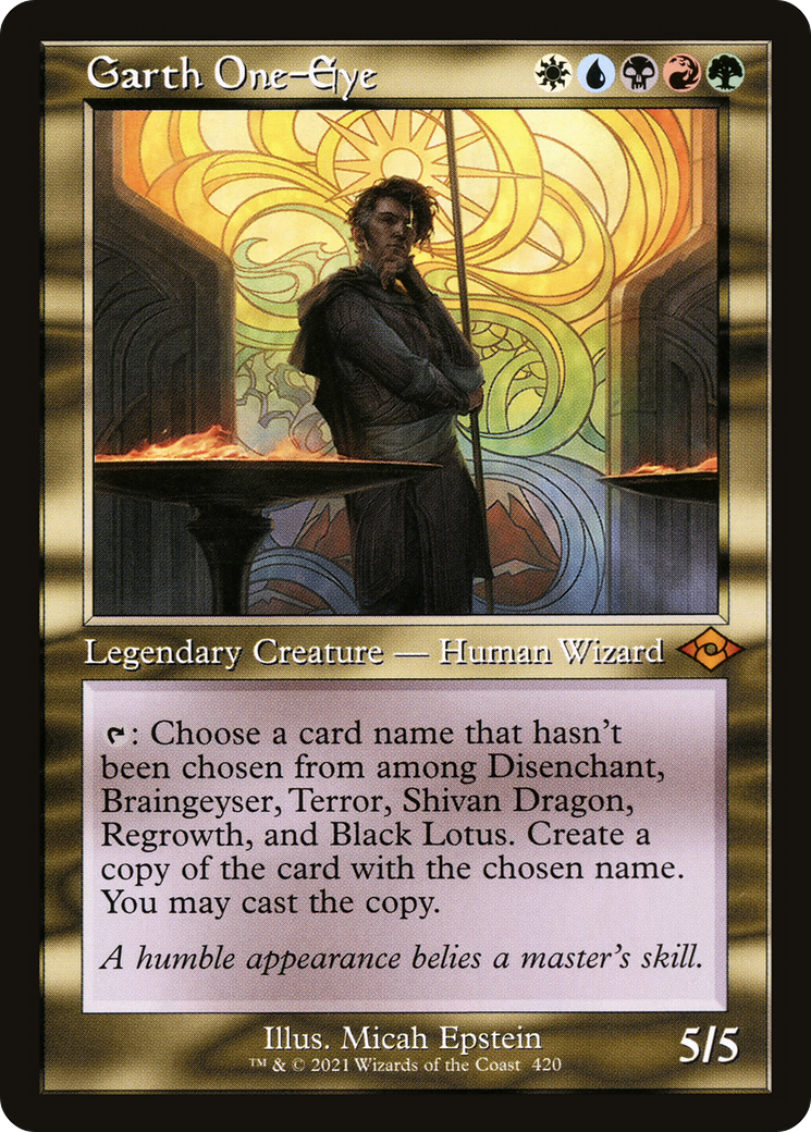 Garth One-Eye (MH2-420) [Modern Horizons 2] MTG Single Modern Horizons 2