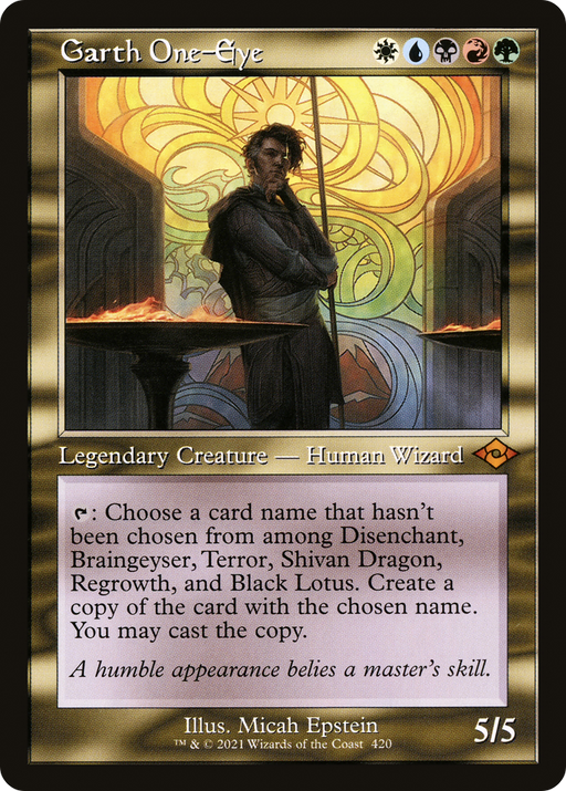 Garth One-Eye (MH2-420) [Modern Horizons 2] Foil MTG Single Wizards of the Coast