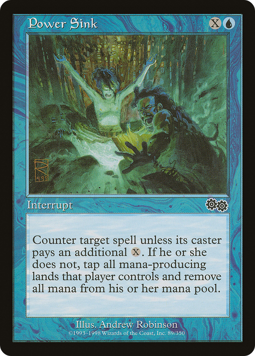 Power Sink (USG-089) [Urza's Saga] MTG Single Wizards of the Coast