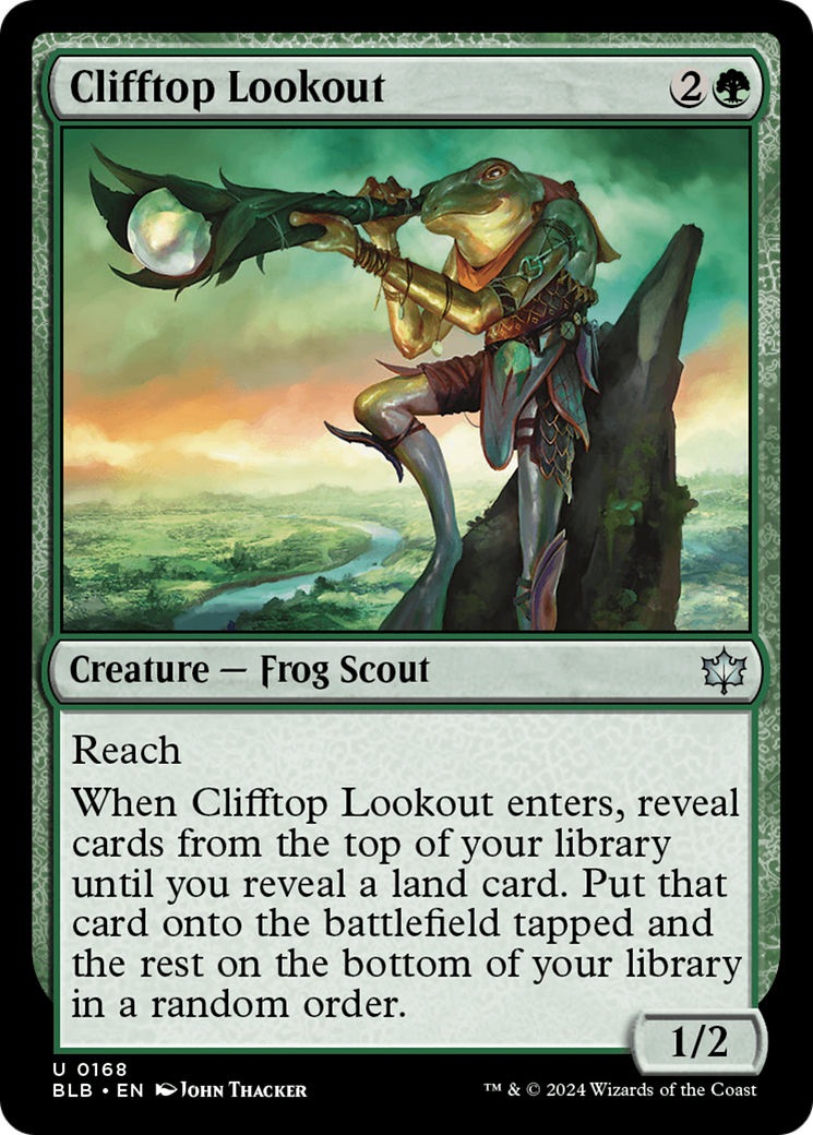 Clifftop Lookout (BLB-168) [Bloomburrow] MTG Single Wizards of the Coast